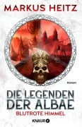 Cover-Bild zum Titel 'Die Legenden der Albae - Blutrote Himmel' von 'Markus Heitz'