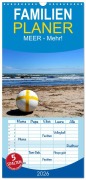 Familienplaner 2026 - MEER - Mehr! mit 5 Spalten (Wandkalender, 21 x 45 cm) CALVENDO - 