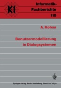 Cover-Bild zum Titel 'Benutzermodellierung in Dialogsystemen' von 'A. Kobsa'