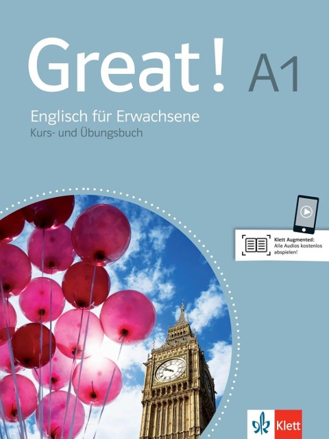 Great! A1 Englisch für Erwachsene. Kurs- und Übungsbuch + Audios online - 