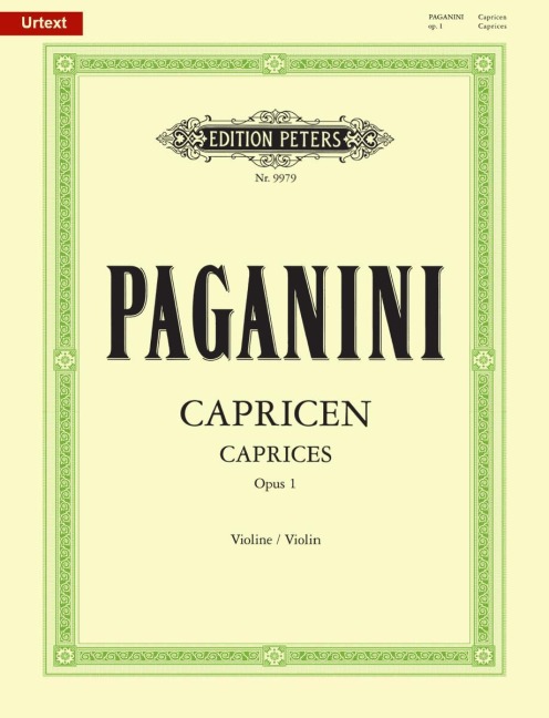 24 Capricen für Violine solo op. 1 - Niccolò Paganini