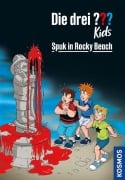 Cover-Bild zum Titel 'Die drei ??? Kids, 10, Spuk in Rocky Beach' von 'Ulf Blanck'