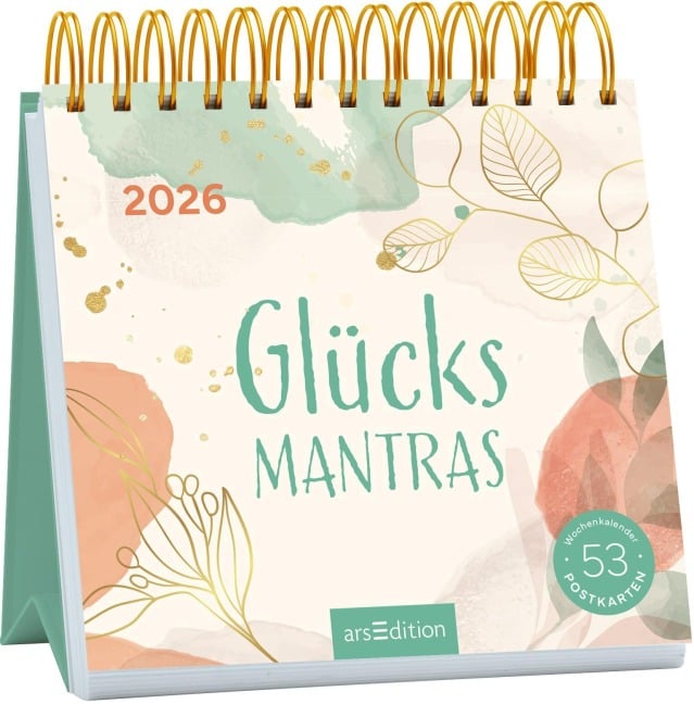 Postkartenkalender Glücksmantras 2026 - 