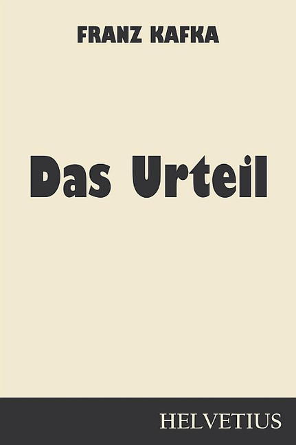 Das Urteil - Franz Kafka