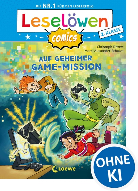 Leselöwen Comics 2. Klasse - Auf geheimer Game-Mission - Christoph Dittert