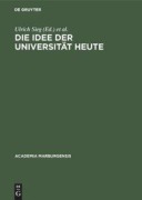 Cover-Bild zum Titel 'Die Idee der Universität heute' von ''