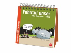 Peter Butschkow: Fahrrad unser Premium-Postkartenkalender 2026 - Peter Butschkow