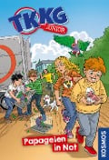 Cover-Bild zum Titel 'TKKG Junior 5. Papageien in Not' von 'Kirsten Vogel'