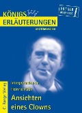 Cover-Bild zum Titel 'Ansichten eines Clowns von Heinrich Böll. Textanalyse und Interpretation.' von 'Heinrich Böll'