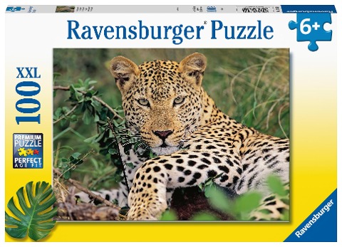 Ravensburger Kinderpuzzle - 13345 Vio die Leopardin - 100 Teile Puzzle für Kinder ab 6 Jahren - 