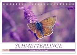 Cover-Bild zum Titel 'Schmetterlinge im Fokus (Tischkalender 2026 DIN A5 quer), CALVENDO Monatskalender' von 'Julia Delgado'