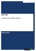 Cover-Bild zum Titel 'Evaluation des JBoss-Portals' von 'Marc Platt'
