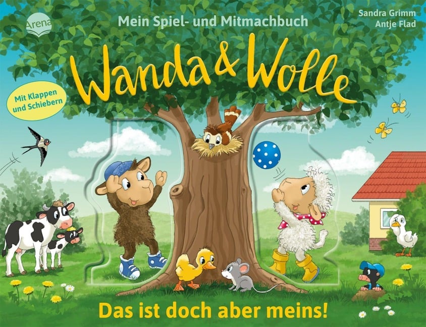 Mein Spiel- und Mitmachbuch - Wanda und Wolle. Das ist doch aber meins! - Sandra Grimm