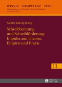 Cover-Bild zum Titel 'Schreibberatung und Schreibförderung: Impulse aus Theorie, Empirie und Praxis' von ''