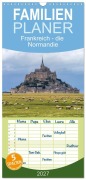 Cover-Bild zum Titel 'Familienplaner 2027 - Frankreich - die Normandie mit 5 Spalten (Wandkalender, 21 x 45 cm) CALVENDO' von 'Peter Schickert'