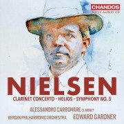 Cover-Bild zum Titel 'Nielsen: Helios/Klarinettenkonzert/Sinfonie No. 5' von 'Alessandro Bergen Philharmonic Orchestra/Carbonare'