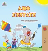 Cover-Bild zum Titel 'I Love Summer (Italian Children's Book)' von 'Shelley Admont, Danny Shmuilov, Kidkiddos Books'