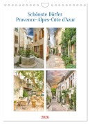 Cover-Bild zum Titel 'Schönste Dörfer - Provence-Alpes-Côte d'Azur (Wandkalender 2026 DIN A4 hoch), CALVENDO Monatskalender' von 'Bodo Schmidt'