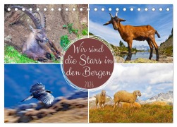 Wir sind die Stars in den Bergen (Tischkalender 2026 DIN A5 quer), CALVENDO Monatskalender - Christa Kramer