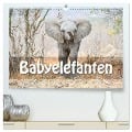 Babyelefanten (hochwertiger Premium Wandkalender 2025 DIN A2 quer), Kunstdruck in Hochglanz - Robert Styppa