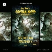Cover-Bild zum Titel 'Jules Vernes Kapitän Nemo - Neue Abenteuer, Folge 3: Der Gott von Amazonien' von 'Ned Land, Jules Verne'