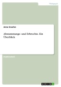 Cover-Bild zum Titel 'Abstammungs- und Erbrechte. Ein Überblick' von 'Anne Graefen'