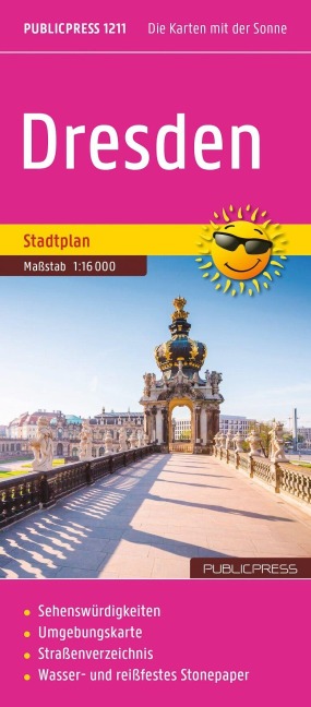 Publicpress Stadtplan Dresden 1:16.000 - 