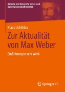 Cover-Bild zum Titel 'Zur Aktualität von Max Weber' von 'Klaus Lichtblau'