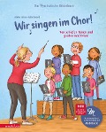 Cover-Bild zum Titel 'Wir singen im Chor! (Das musikalische Bilderbuch mit CD)' von 'Marko Simsa'