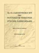 Cover-Bild zum Titel '72.-73. Jahresbericht des Sonnblick-Vereines für die Jahre 1974-1975' von ''