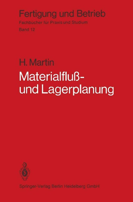 Materialfluß- und Lagerplanung - H. Martin