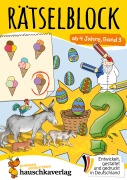 Cover-Bild zum Titel 'Rätselblock ab 4 Jahre - Band 3' von 'Agnes Spiecker'
