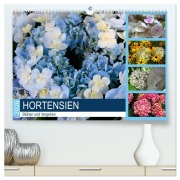 Cover-Bild zum Titel 'Hortensien Blühen und Vergehen (hochwertiger Premium Wandkalender 2026 DIN A2 quer), Kunstdruck in Hochglanz' von 'Gisela Kruse'