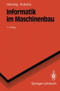 Cover-Bild zum Titel 'Informatik im Maschinenbau' von 'Sebastian Kutscha'