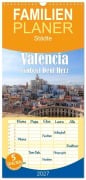 Cover-Bild zum Titel 'Familienplaner 2027 - Valencia erobert dein Herz mit 5 Spalten (Wandkalender, 21 x 45 cm) CALVENDO' von 'Liselotte Brunner-Klaus'