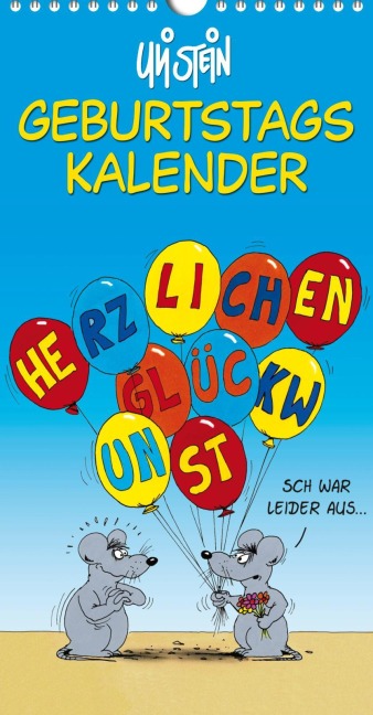 Uli Stein Geburtstagskalender 2026: Wandkalender - Uli Stein