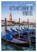 Attraktionen in Venedig / Terminplaner (Tischkalender 2024 DIN A5 hoch), CALVENDO Monatskalender - Melanie Viola