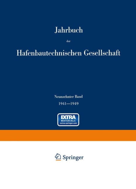 Jahrbuch der Hafenbautechnischen Gesellschaft - W. Becker, R. Schwab