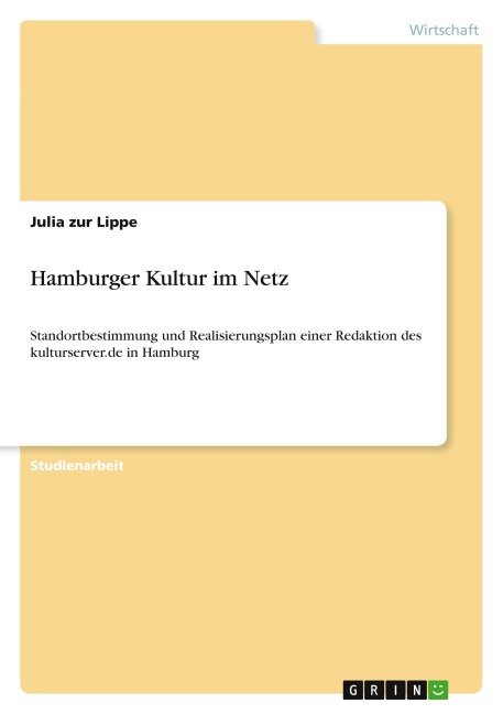 Hamburger Kultur im Netz - Julia Zur Lippe