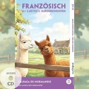 Cover-Bild zum Titel 'L'Alpaga de Normandie - Französisch lernen mit lustigen Kurzgeschichten A1-A2 (+ Audio-CD)' von 'Gaëlle Chassagne'