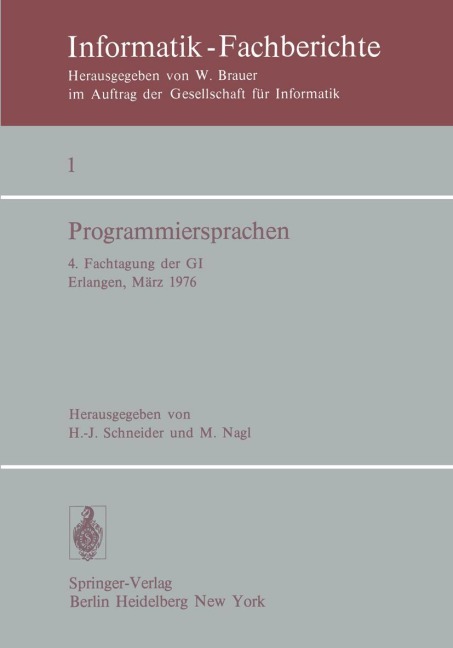 Programmiersprachen - 