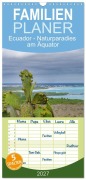 Cover-Bild zum Titel 'Familienplaner 2027 - Ecuador - Naturparadies am Äquator mit 5 Spalten (Wandkalender, 21 x 45 cm) CALVENDO' von 'Tom Czermak'
