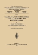 Cover-Bild zum Titel 'Kausalität und Vitalismus vom Standpunkt der Denkökonomie' von 'Hans Winterstein'