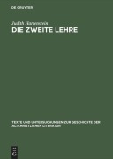 Cover-Bild zum Titel 'Die Zweite Lehre' von 'Judith Hartenstein'