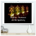 Buddha - Harmonie und Entspannung (hochwertiger Premium Wandkalender 2025 DIN A2 quer), Kunstdruck in Hochglanz - Julia Axon Und Claudia Burlager