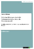 Cover-Bild zum Titel 'Fehleinschätzungen durch die Verfügbarkeitsheuristik in der Personalauswahl' von 'Jessica Motzer'