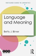 Cover-Bild zum Titel 'Language and Meaning' von 'Betty Birner'