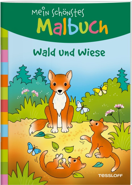 Mein schönstes Malbuch. Wald und Wiese - 
