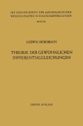 Cover-Bild zum Titel 'Theorie der Gewöhnlichen Differentialgleichungen' von 'Ludwig Bieberbach'