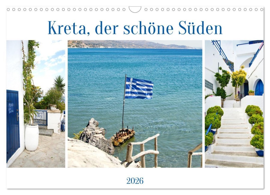 Kreta, der schöne Süden (Wandkalender 2026 DIN A3 quer), CALVENDO Monatskalender - Martina Fornal
